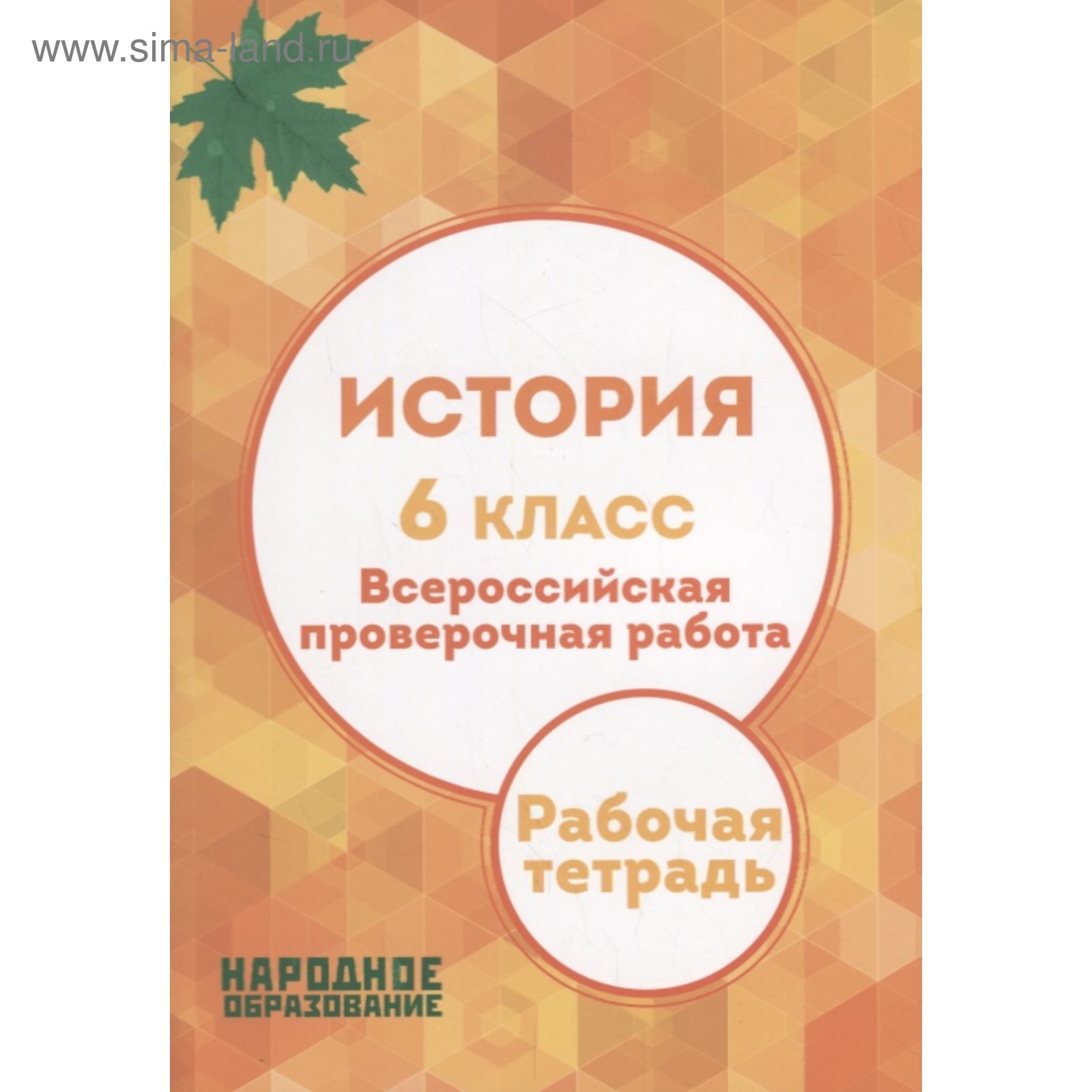 Всероссийская проверочная работа. История. 6 класс. Александров А.И.,  Николаева Л.И. 2018