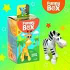 Игровой набор Funny Box «Зоопарк»: карточка, фигурка, лист наклеек - фото 8744624