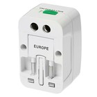 Адаптер универсальный 5 в 1, 3 A, 220 В, белый - Фото 3