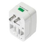 Адаптер универсальный 5 в 1, 3 A, 220 В, белый - Фото 5