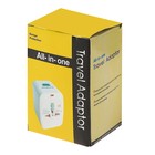 Адаптер универсальный 5 в 1, 3 A, 220 В, белый - Фото 7