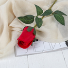 Цветы искусственные "Роза Карина" 4х46 см, красный - фото 8744626