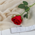 Цветы искусственные "Роза Аква" 5*40 см, красный - Фото 1