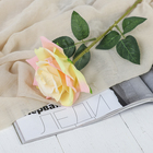 Цветы искусственные "Роза Гран При" 7х46 см, кремовый - фото 318133152