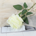 Цветы искусственные "Роза Охара" 8,5х56 см, белый - фото 3471225