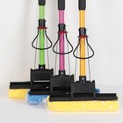 Швабра для мытья пола с роликовым отжимом, насадка ПВА 6×27 см, телескопическая ручка 74-103 см, цвет МИКС - Фото 6