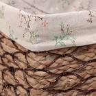 Корзина бельевая плетёная Доляна «Соты», 39×30×47 см - Фото 3