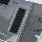 Швабра с отжимом и ведро: ведро с отсеками для полоскания и отжима 12 л, швабра плоская, запасная насадка из микрофибры - Фото 8