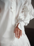 Булавка «Стрела» 5 см, цвет белый в золоте - Фото 2