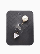 Булавка «Стрела» 5 см, цвет белый в золоте - Фото 5