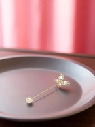 Булавка« Бабочка объемная», 8.5 см, белая в золоте - Фото 4