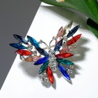 Брошь «Бабочка» парусник, цветная в серебре - Фото 1