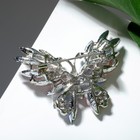 Брошь «Бабочка» парусник, цветная в серебре - Фото 2