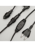 Гирлянда «Занавес» 2 × 6 м, IP44, УМС, тёмная нить, 1440 LED, свечение белое, мерцание, 220 В 3584247 - фото 319915770
