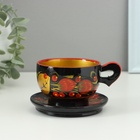 Чайная пара, дерево хохлома - Фото 1