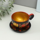 Чайная пара, дерево хохлома - Фото 3