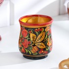 Кружка для сока, дерево хохлома - Фото 2