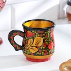 Кружка для сока, дерево хохлома - Фото 5