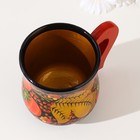 Кружка для сока, дерево хохлома - Фото 6