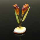 Сувенир «Крокусы», 5 цветков, 13×10 см, селенит - Фото 4