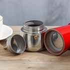 Кофеварка гейзерная «Итальяно», на 4 чашки, 200 мл, цвет красный - Фото 5