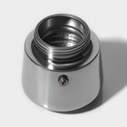 Кофеварка гейзерная Magistro Classic black, на 4 чашки, 200 мл, индукция, нержавеющая сталь, чёрная - Фото 4