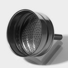 Кофеварка гейзерная Magistro Classic black, на 6 чашек, 300 мл, индукция, нержавеющая сталь, чёрная - Фото 6