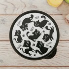 Ланч-бокс круглый «Мур, мяу», 500 мл - Фото 3