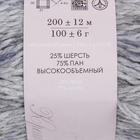 Пряжа "Радужный стиль" 25% шерсть, 75% ПАН 200м/100гр (1118 Мулине) - Фото 3