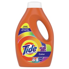 

Жидкое средство для стирки Tide Color, гель, для цветных тканей, 975 мл