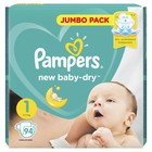 Подгузники Pampers New Baby-Dry размер 1, 94 шт. - Фото 2