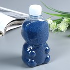 Песок цветной в бутылках "Тёмно-синий" 500 гр МИКС - Фото 3