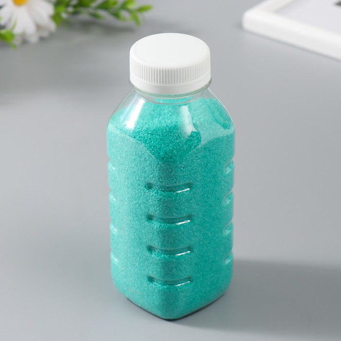 Песок цветной в бутылках "Изумруд" 500 гр - Фото 1
