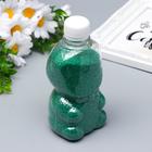 Песок цветной в бутылках "Бирюзовый" 500 гр - фото 24466033