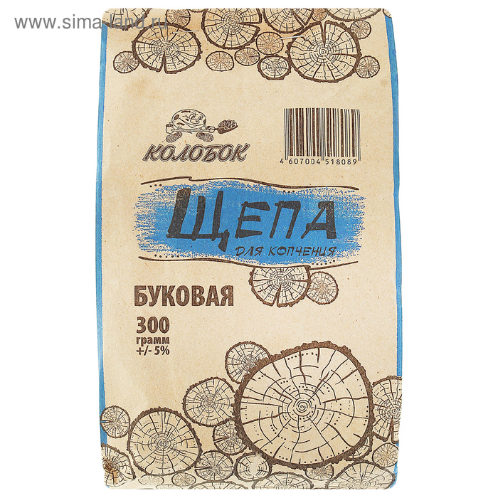 Щепа для копчения «Колобок» буковая, 300 г - Фото 1
