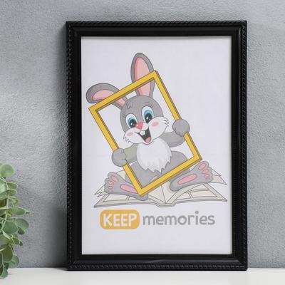 Фоторамка для фото 21×30 см Keep memories, Taylor, пластик, чёрный, (пластиковый экран)