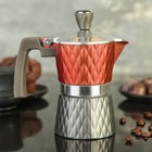 Кофеварка гейзерная "Дольче", на 2 чашки, цвет красный - Фото 2