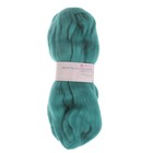 Шерсть для валяния 100% полутонкая шерсть 50гр (335 изумруд) - Фото 2