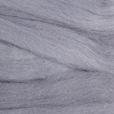 Шерсть для валяния 100% тонкая шерсть 50гр (174 стальной)