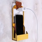 Органайзер для телефона на розетку "Медвежонок" - Фото 2