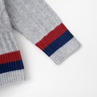 Свитер для мальчика «Классика», рост 98–104 см, цвет серый - Фото 3