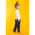 Свитер для девочки «Ажурный воротничок», рост 104–110 см, цвет белый - Фото 2