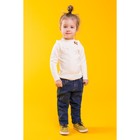 Свитер для девочки «Ажурный воротничок», рост 104–110 см, цвет белый - Фото 4