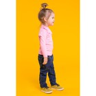 Свитер для девочки «Ажурный воротничок», рост 104–110 см, цвет розовый - Фото 2