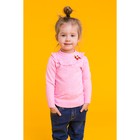 Свитер для девочки «Ажурный воротничок», рост 104–110 см, цвет розовый - Фото 4