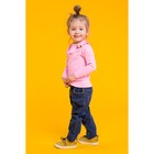 Свитер для девочки «Ажурный воротничок», рост 104–110 см, цвет розовый - Фото 5