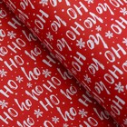 Бумага упаковочная «Хо-Хо», 0,67 х 1 м - Фото 1