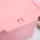Контейнер для игрушек Mommy love, 15 л, цвет нежно-розовый - Фото 4