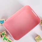 Корзина для детских игрушек Mommy love, цвет нежно-розовый - Фото 4