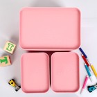 Набор органайзеров BEROSSI Mommy love, 22.5×15.5×19.5 см, пластик, нежно-розовый - Фото 4